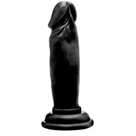 Чёрный фаллоимитатор Realistic Cock 6" - 15 см.