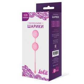Розовые вагинальные шарики из силикона СЕКС РФ